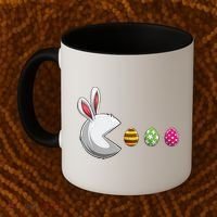 Easter Eggs Bunny Cute Holiday Coffee Mug thumb 2