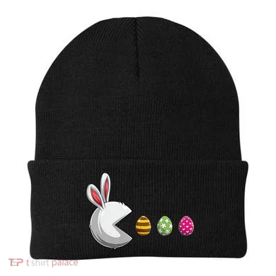Easter Eggs Bunny Cute Holiday Beanie