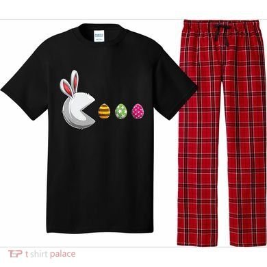 Easter Eggs Bunny Cute Holiday Pajama Set