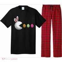 Easter Eggs Bunny Cute Holiday Pajama Set thumb 0