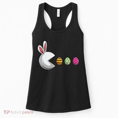 Easter Eggs Bunny Cute Holiday Women's Tank Top