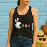Easter Eggs Bunny Cute Holiday Women's Tank Top thumb 2
