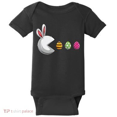 Easter Eggs Bunny Cute Holiday Baby Bodysuit