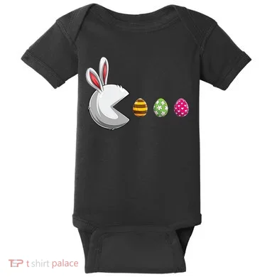 Easter Eggs Bunny Cute Holiday Baby Bodysuit