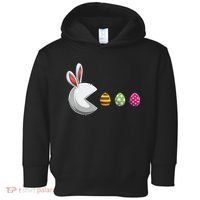 Easter Eggs Bunny Cute Holiday Toddler Hoodie thumb 0