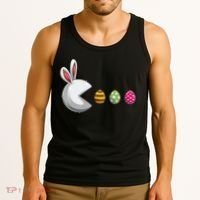 Easter Eggs Bunny Cute Holiday Tank Top thumb 3