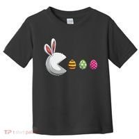 Easter Eggs Bunny Cute Holiday Toddler T-Shirt thumb 0