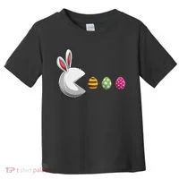 Easter Eggs Bunny Cute Holiday Toddler T-Shirt thumb 0