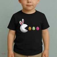 Easter Eggs Bunny Cute Holiday Toddler T-Shirt thumb 2