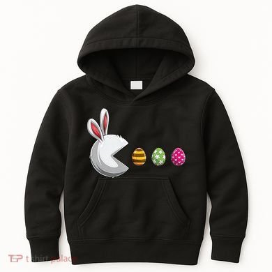 Easter Eggs Bunny Cute Holiday Kids Hoodie