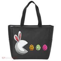 Easter Eggs Bunny Cute Holiday Tote Bag thumb 0