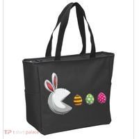 Easter Eggs Bunny Cute Holiday Tote Bag thumb 2