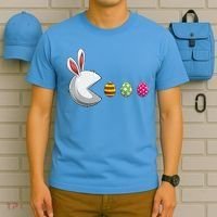 Easter Eggs Bunny Cute Holiday T-Shirt thumb 5