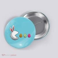 Easter Eggs Bunny Cute Holiday Button thumb 0
