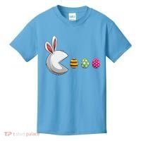 Easter Eggs Bunny Cute Holiday Kids T-Shirt thumb 0