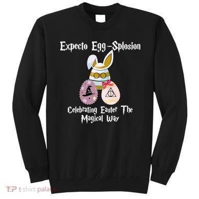 Expecto Eggsplosion Celebrating Easter The Magical Way Potter Easter Sweatshirt