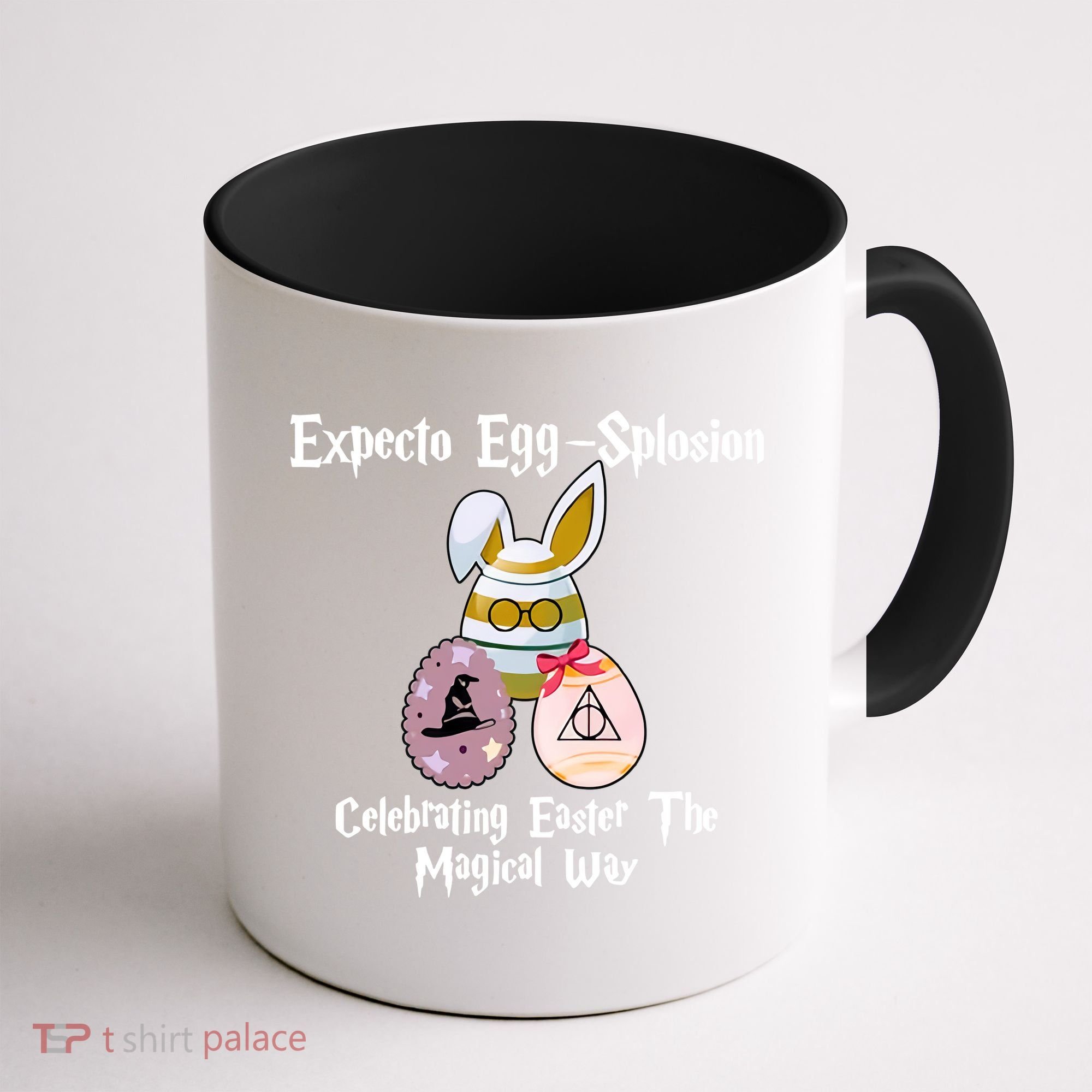 Expecto Eggsplosion Celebrating Easter The Magical Way Potter Easter Coffee Mug