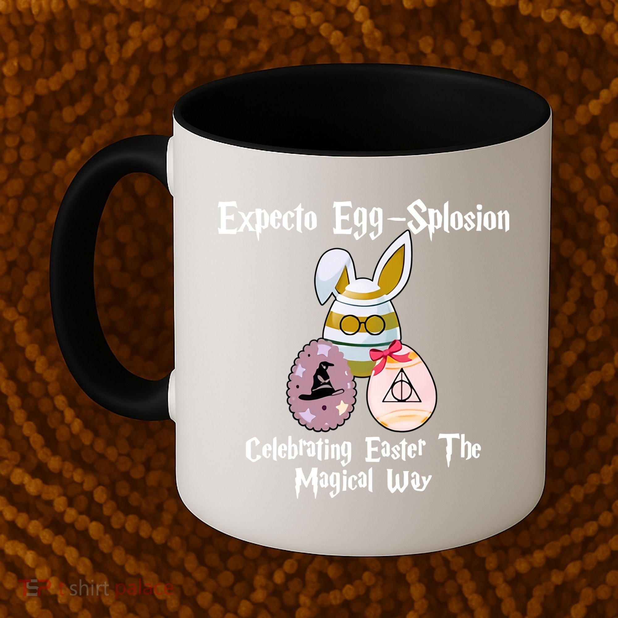 Expecto Eggsplosion Celebrating Easter The Magical Way Potter Easter Coffee Mug