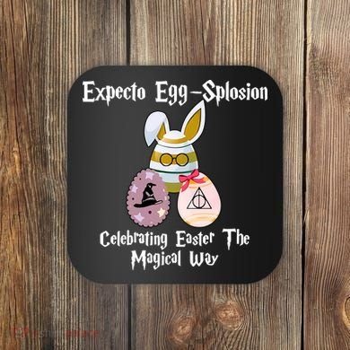 Expecto Eggsplosion Celebrating Easter The Magical Way Potter Easter Coaster