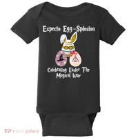 Expecto Eggsplosion Celebrating Easter The Magical Way Potter Easter Baby Bodysuit thumb 0