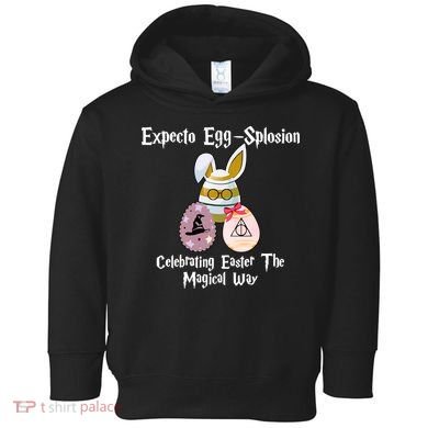 Expecto Eggsplosion Celebrating Easter The Magical Way Potter Easter Toddler Hoodie