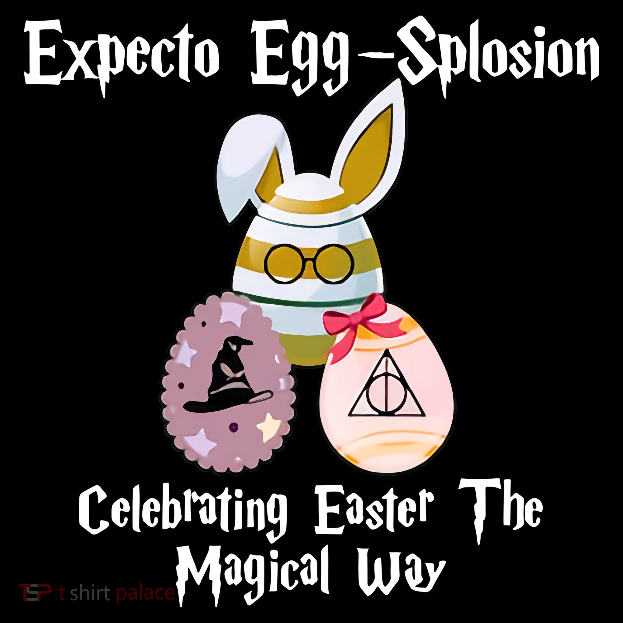 Expecto Eggsplosion Celebrating Easter The Magical Way Potter Easter Kids Long Sleeve Shirt