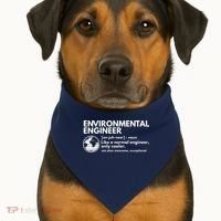 Environmental Engineer Definition Funny Engineering USA-Made Doggie Bandana thumb 1