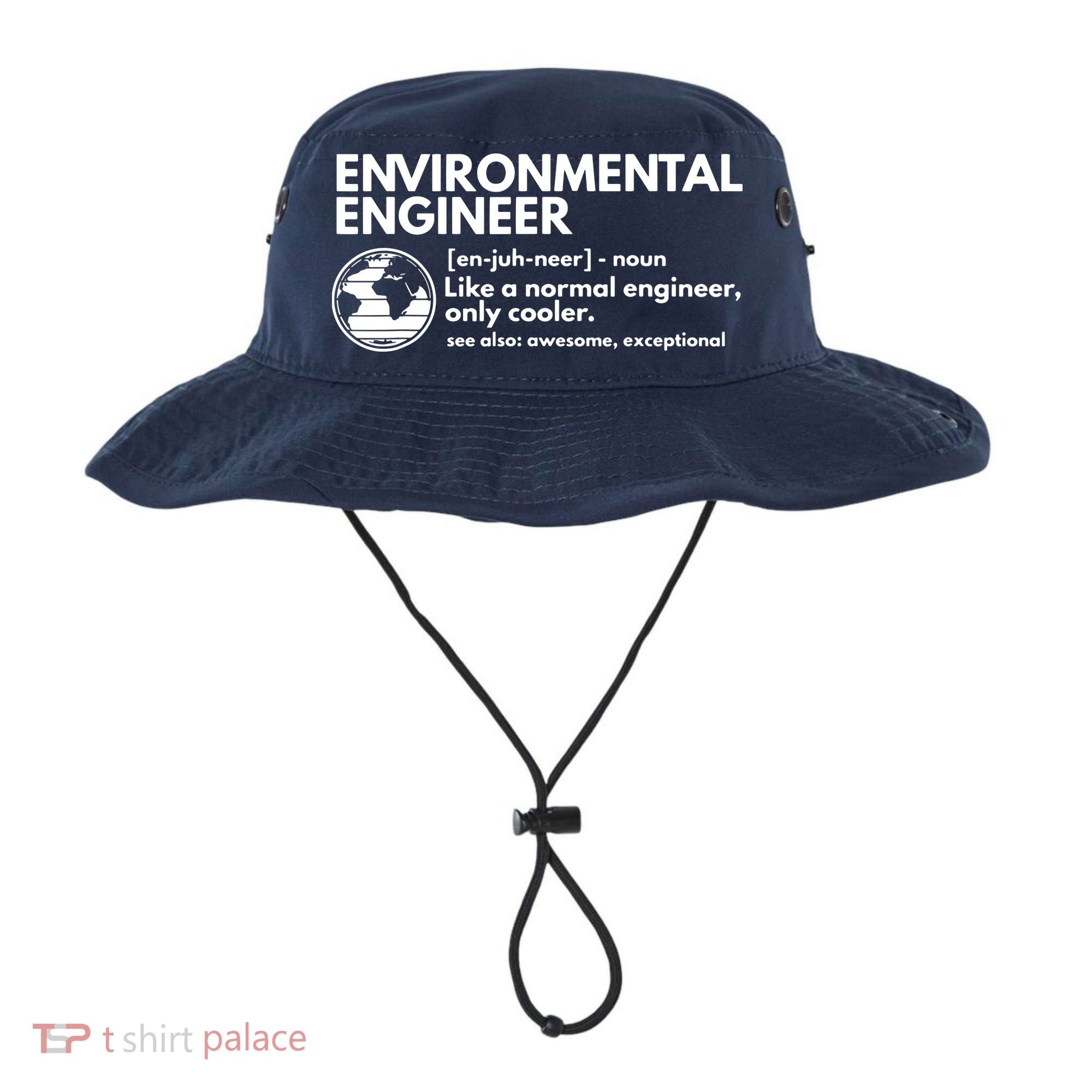 Environmental Engineer Definition Funny Engineering Bucket Hat