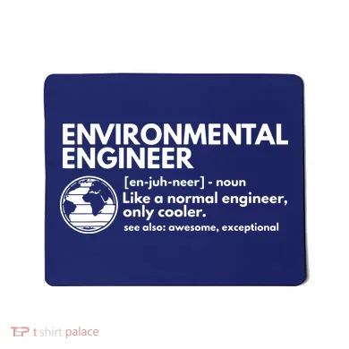 Environmental Engineer Definition Funny Engineering Mousepad