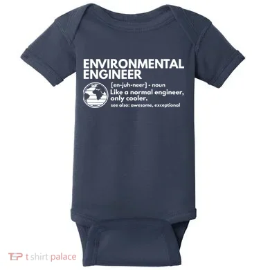 Environmental Engineer Definition Funny Engineering Baby Bodysuit