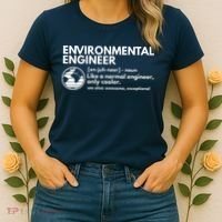 Environmental Engineer Definition Funny Engineering Women's T-Shirt thumb 2