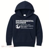 Environmental Engineer Definition Funny Engineering Kids Hoodie thumb 0
