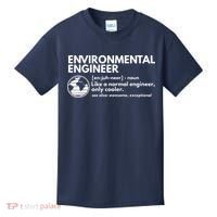 Environmental Engineer Definition Funny Engineering Kids T-Shirt thumb 0