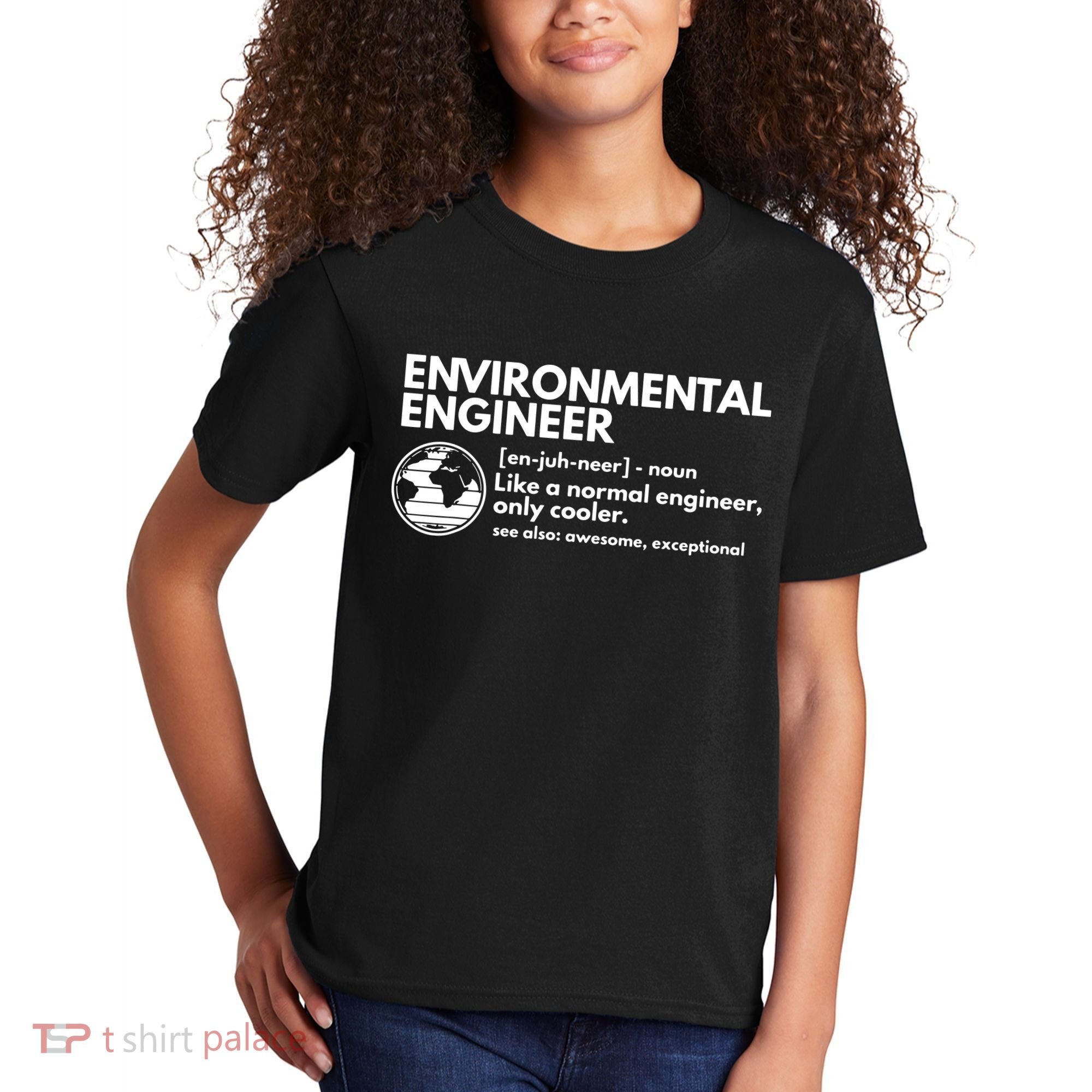 Environmental Engineer Definition Funny Engineering Kids T-Shirt