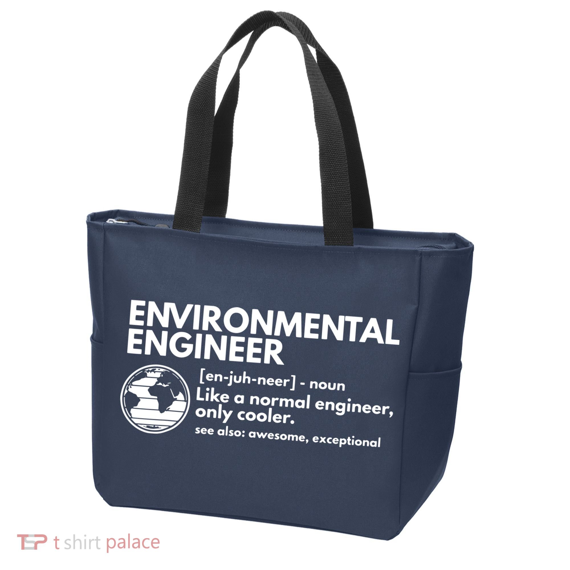 Environmental Engineer Definition Funny Engineering Tote Bag