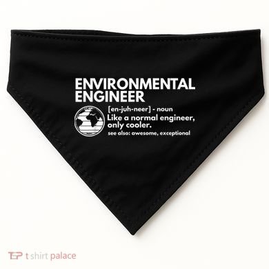 Environmental Engineer Definition Funny Engineering USA-Made Doggie Bandana