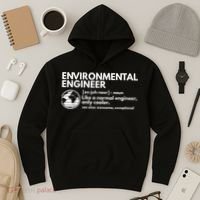 Environmental Engineer Definition Funny Engineering Hoodie thumb 3