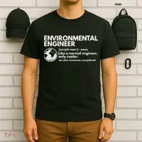 Environmental Engineer Definition Funny Engineering T-Shirt thumb 6