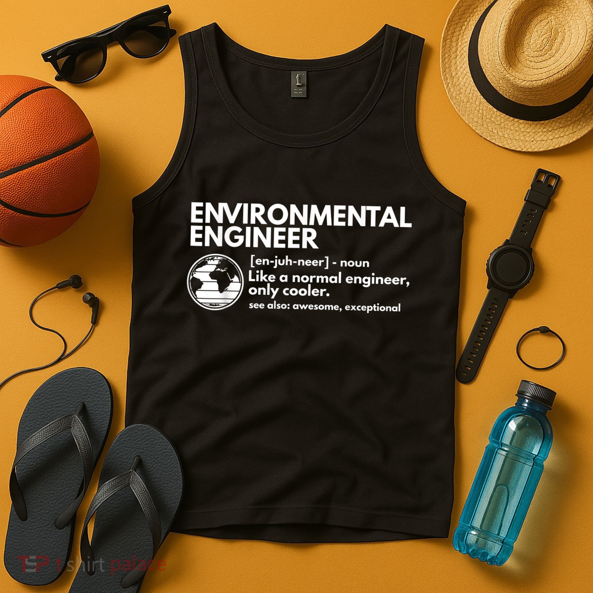 Environmental Engineer Definition Funny Engineering Tank Top