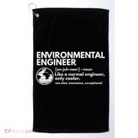 Environmental Engineer Definition Funny Engineering Golf Towel thumb 0