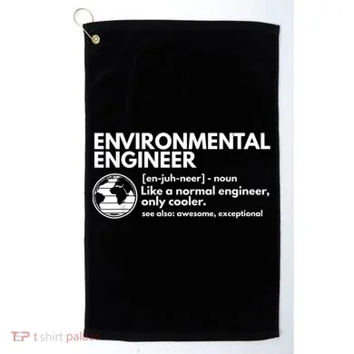 Environmental Engineer Definition Funny Engineering Golf Towel