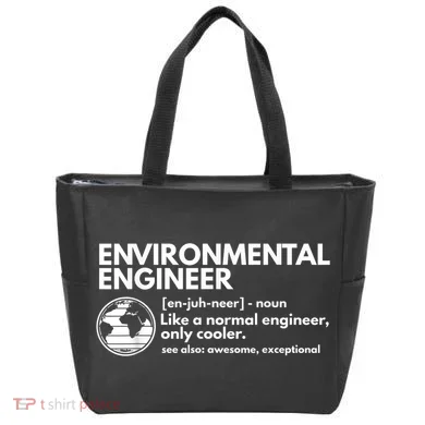 Environmental Engineer Definition Funny Engineering Tote Bag
