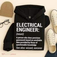 Electrical Engineer Definition Tshirt Funny Engineering Tee Hoodie thumb 4