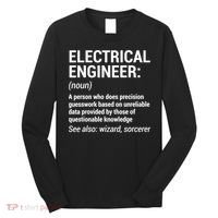 Electrical Engineer Definition Tshirt Funny Engineering Tee Long Sleeve Shirt thumb 0