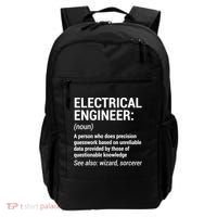Electrical Engineer Definition Tshirt Funny Engineering Tee Backpack thumb 0