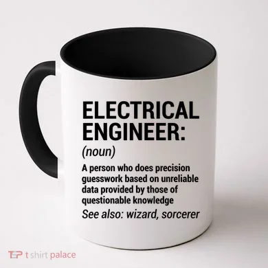 Electrical Engineer Definition Tshirt Funny Engineering Tee Coffee Mug