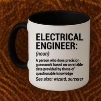 Electrical Engineer Definition Tshirt Funny Engineering Tee Coffee Mug thumb 2