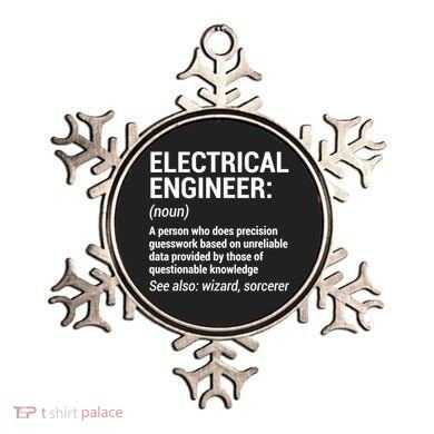 Electrical Engineer Definition Tshirt Funny Engineering Tee Ornament