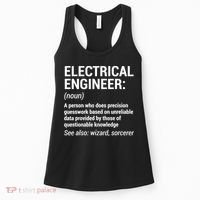 Electrical Engineer Definition Tshirt Funny Engineering Tee Women's Tank Top thumb 0