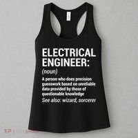 Electrical Engineer Definition Tshirt Funny Engineering Tee Women's Tank Top thumb 3